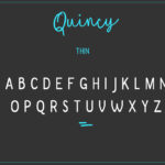 Quincy Font Poster 6