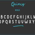 Quincy Font Poster 7