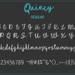 Quincy Font Poster 8
