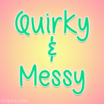 Quirky and Messy Font Poster 1
