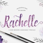 Rachelle Font Poster 1