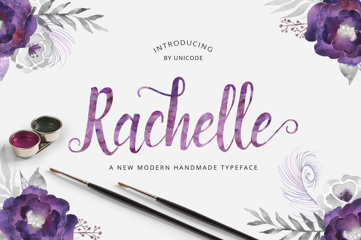 Rachelle Font Poster 1