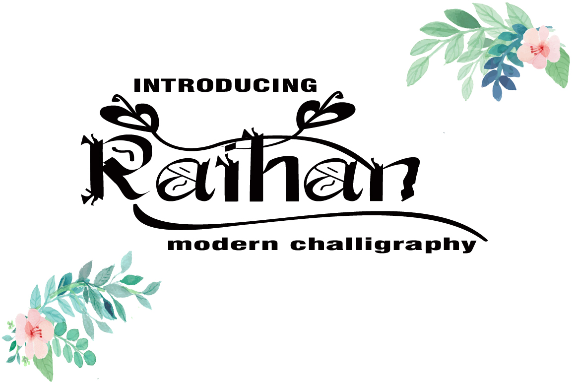 Raihan Font Poster 1