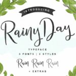 Rainy Day Font Poster 1