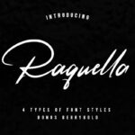 Raquella Font Poster 1