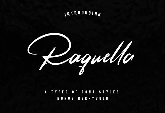 Raquella Font Poster 1