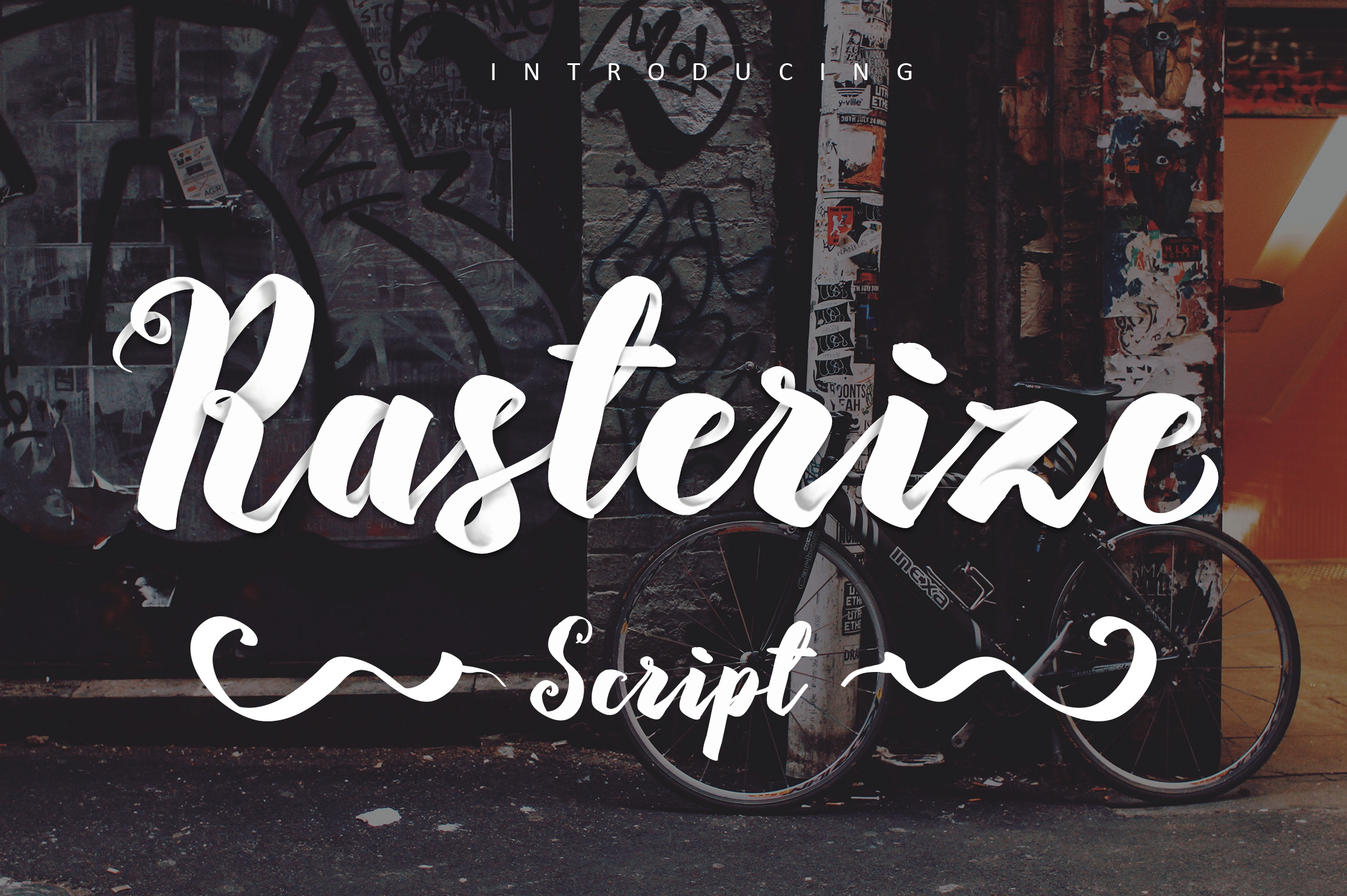 Rasterize Font Poster 1