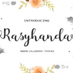 Rasyhanda Font Poster 1