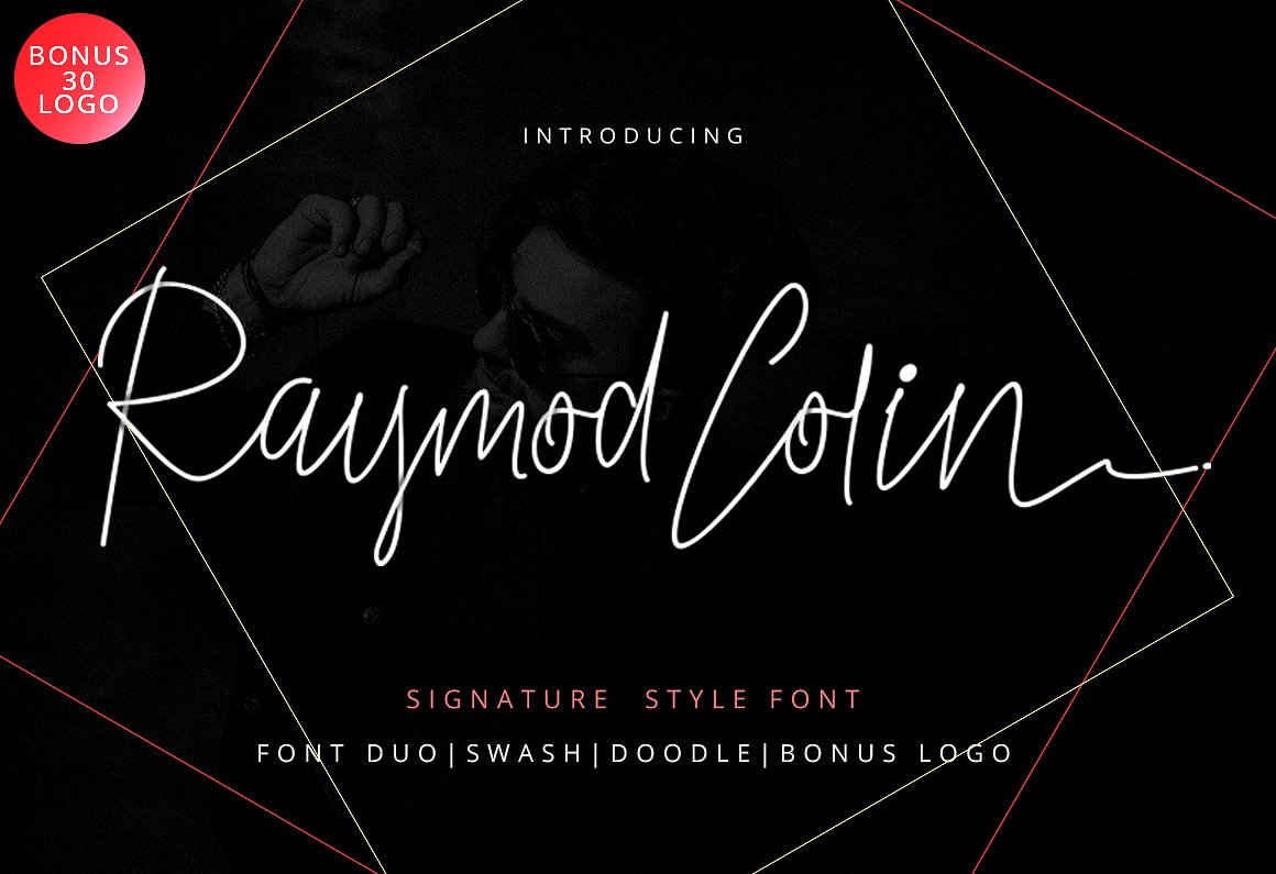 Raymod Colin Font Poster 1