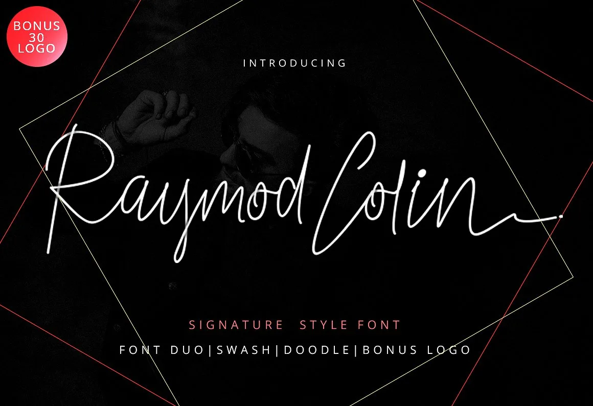 Raymod Colin Font Raymod Colin Font Poster 1