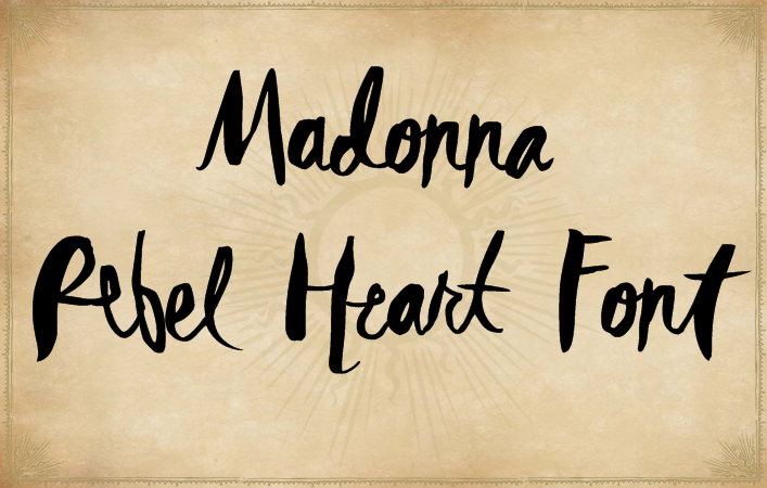 Rebel Heart Font Poster 1