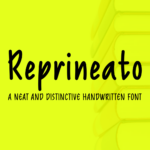 Reprineato Font Poster 1