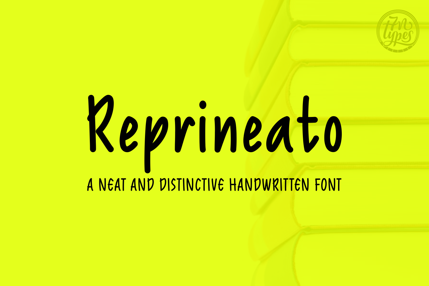 Reprineato Font Poster 1