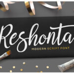 Reshonta Font Poster 1