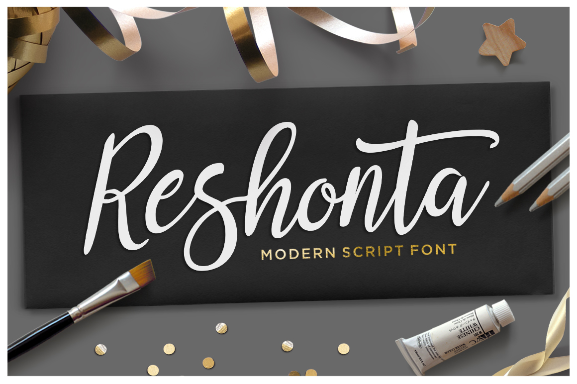 Reshonta Font Poster 1