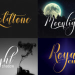 Resolusi Script Font Poster 4