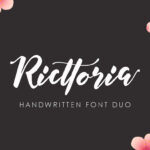 Ricttoria Font Poster 1