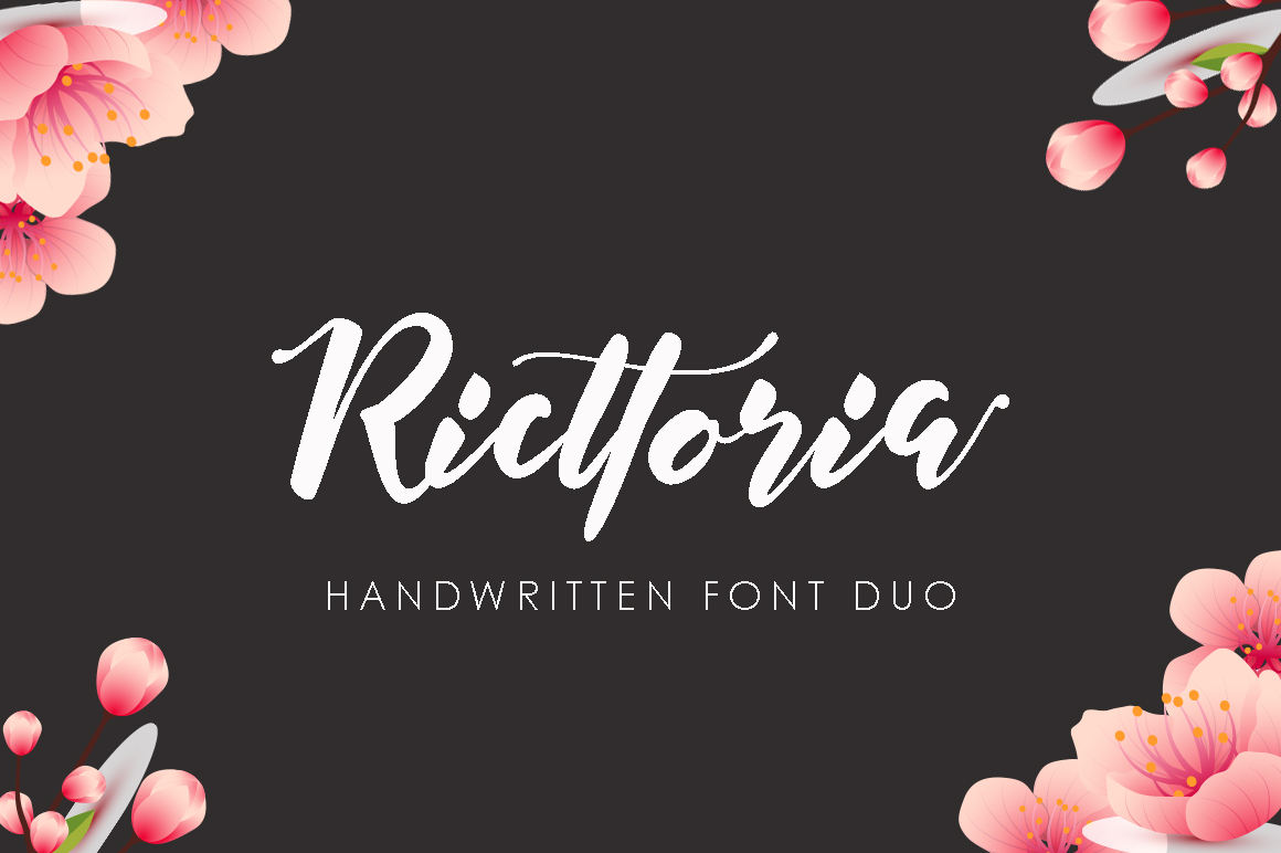 Ricttoria Font Poster 1