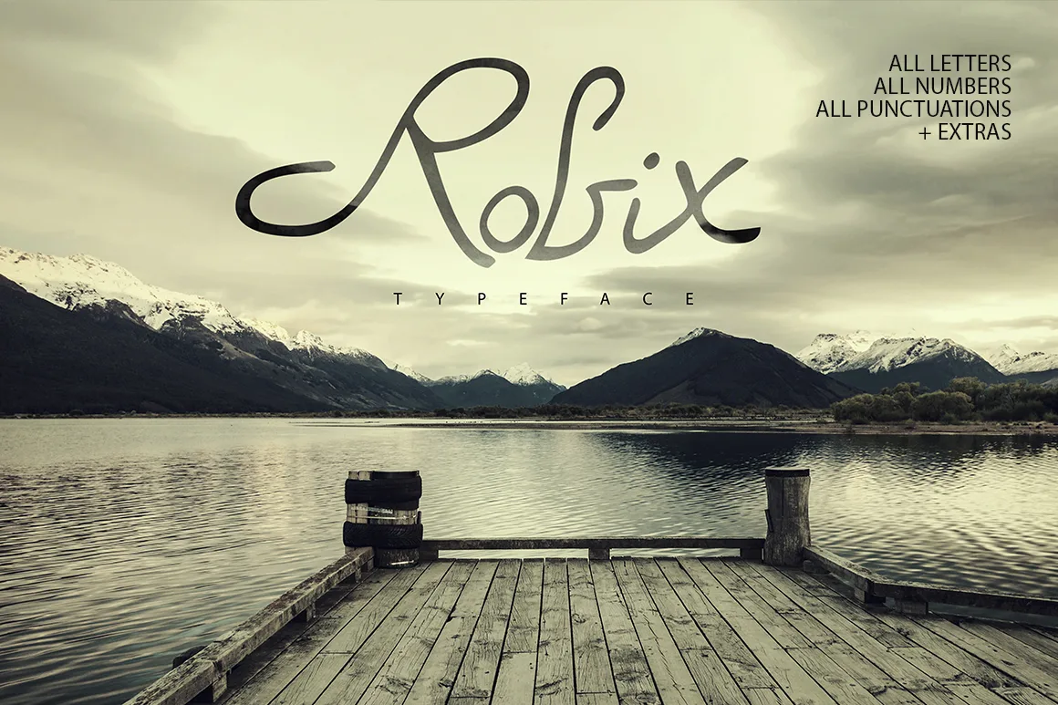 Robix Font Poster 1