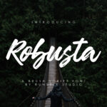 Robusta Font Poster 1