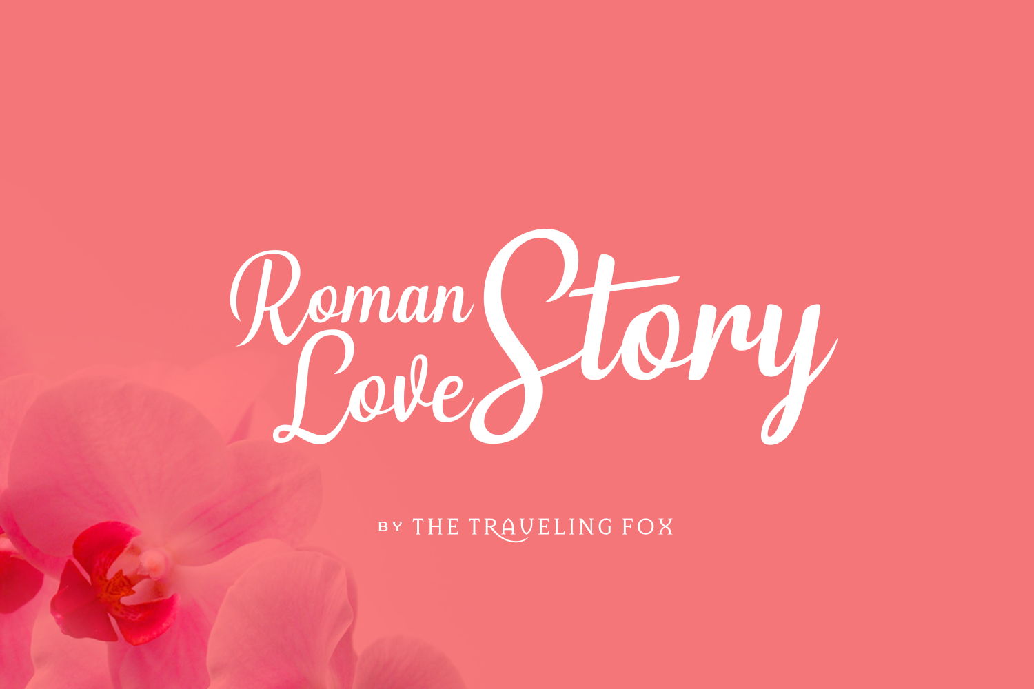 Roman Love Story Font Poster 1