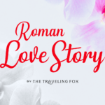 Roman Love Story Font Poster 2