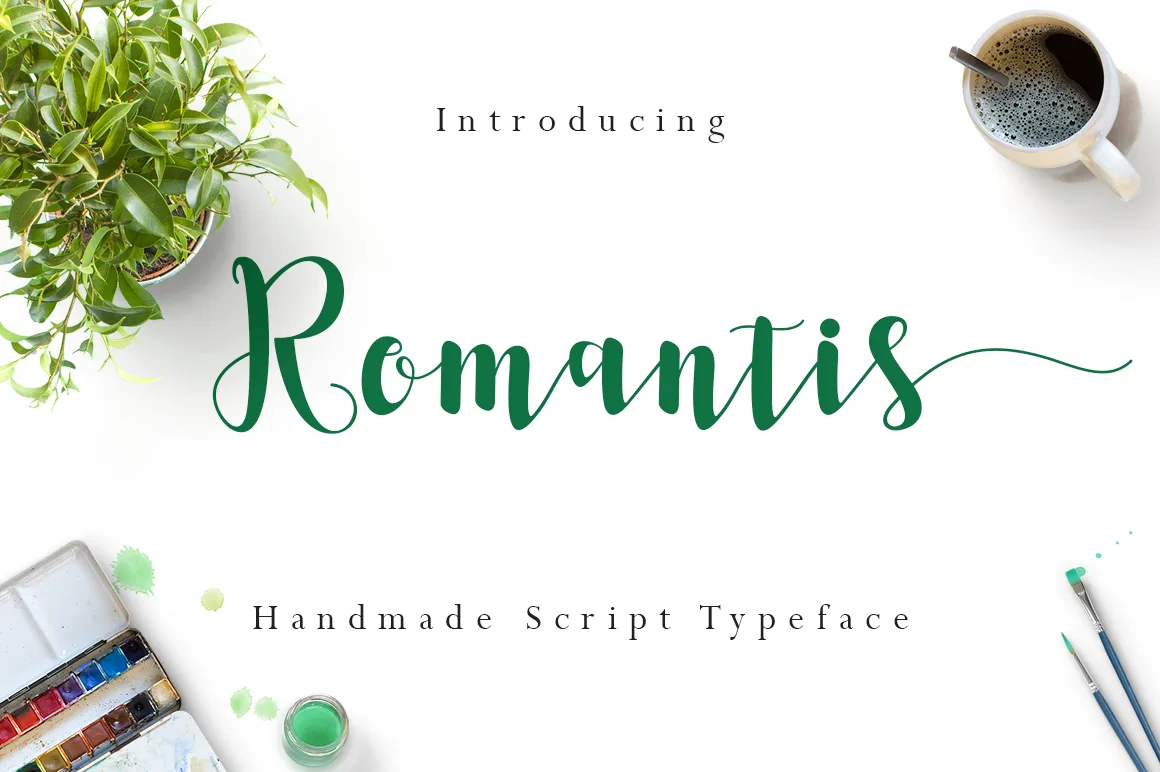 Romantis Font Romantis Font Poster 1