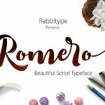 Romero Font Poster 1