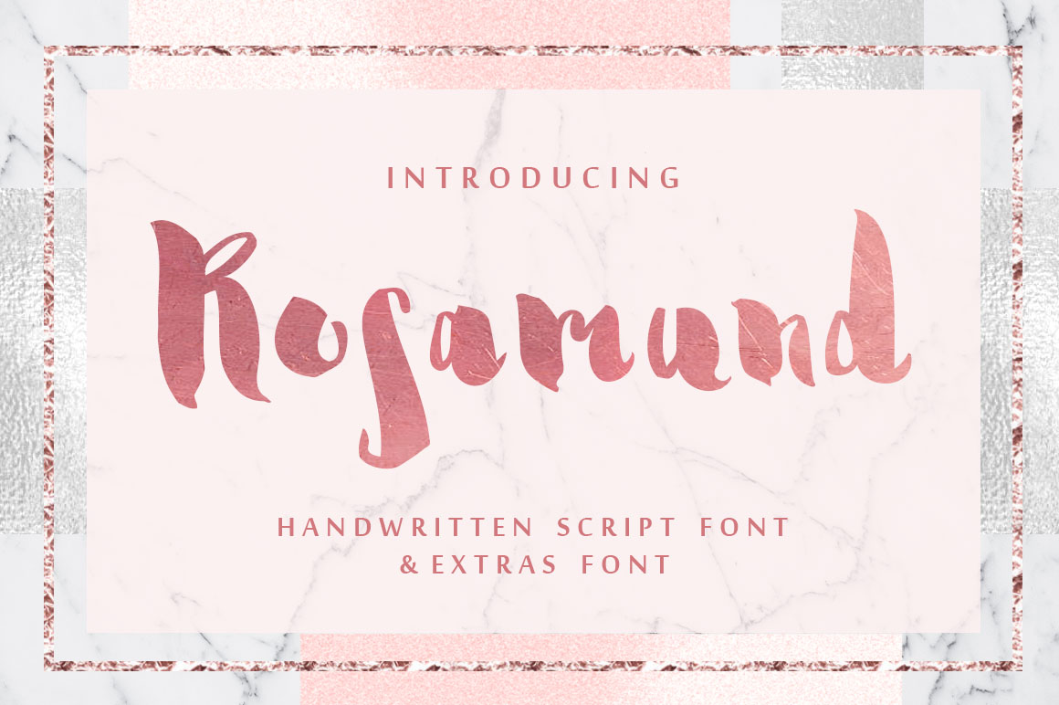 Rosamund Script & Extras Font