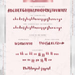 Rosamund Script & Extras Font Poster 2