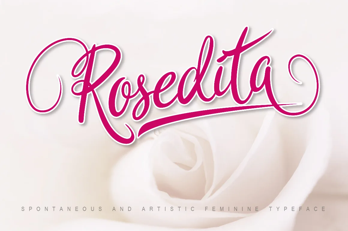 Rosedita Font Rosedita Font Poster 1
