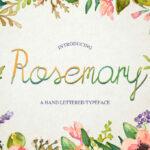 Rosemary Font Poster 1