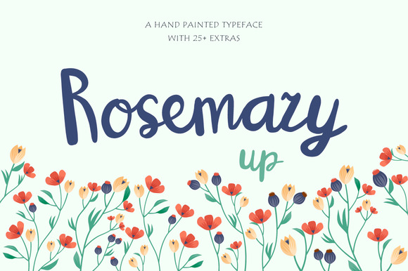 RosemaryUP Font Poster 1