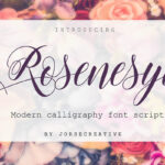 Rosenesya Font Poster 1