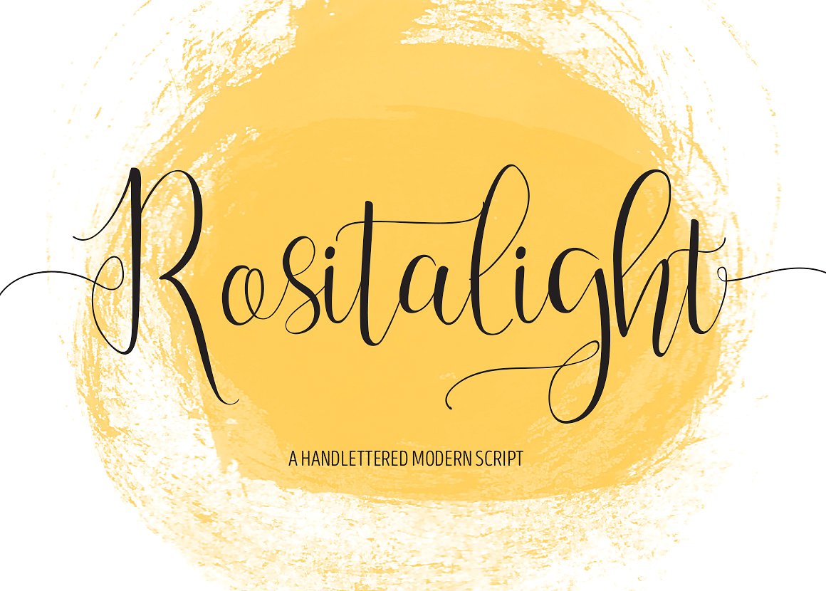 Rositalight Font Poster 1