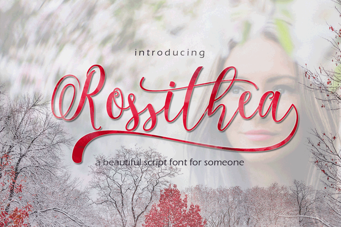 Rositha Font Poster 1