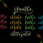 Rositha Font Poster 4