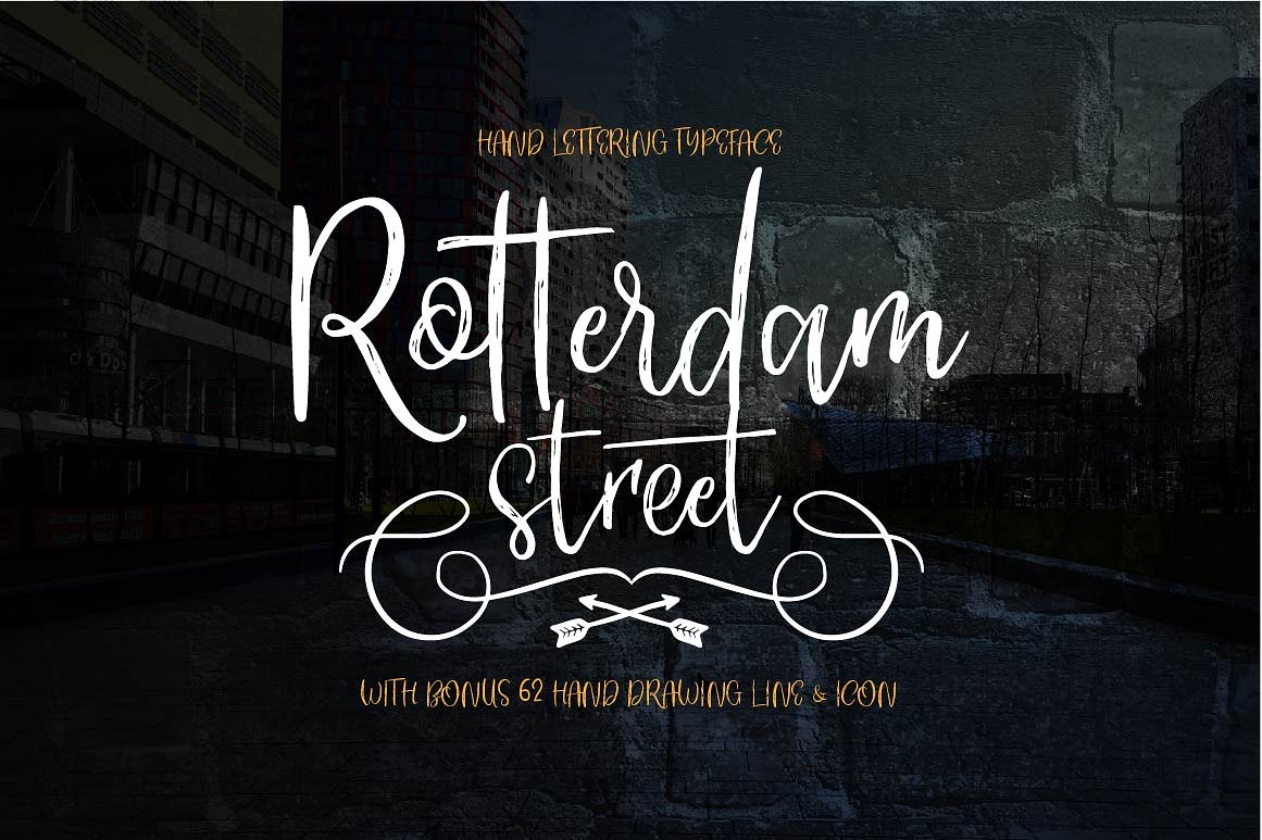 Rotterdam Street Font Poster 1