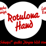 Rotulona Hand Font Poster 2