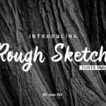 Rough Sketch Font Poster 1