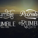 Rumble Family Font Poster 2
