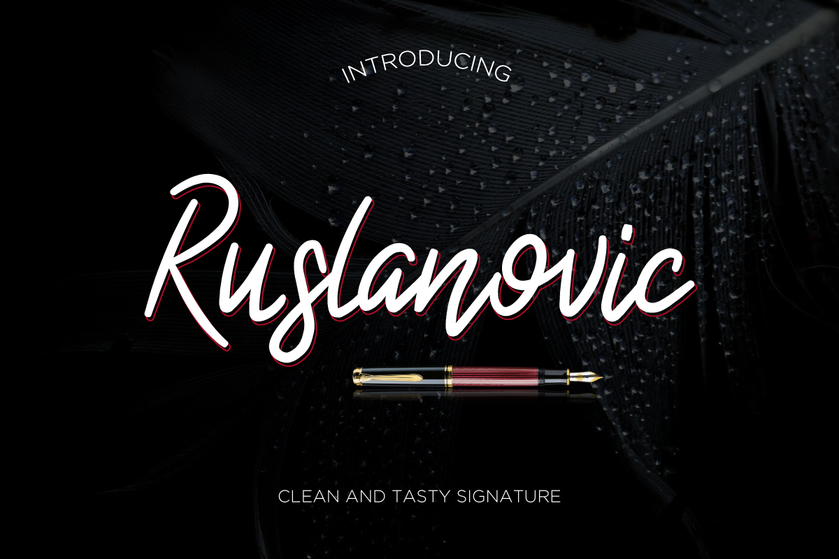 Ruslanovic Font