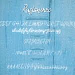 Ruslanovic Font Poster 6