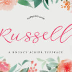 Russell Font Poster 1