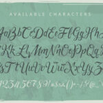 Rusted Brushpen Font Poster 3