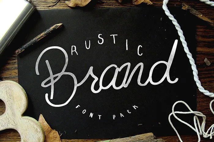 Rustic Brand Font Rustic Brand Font Poster 1