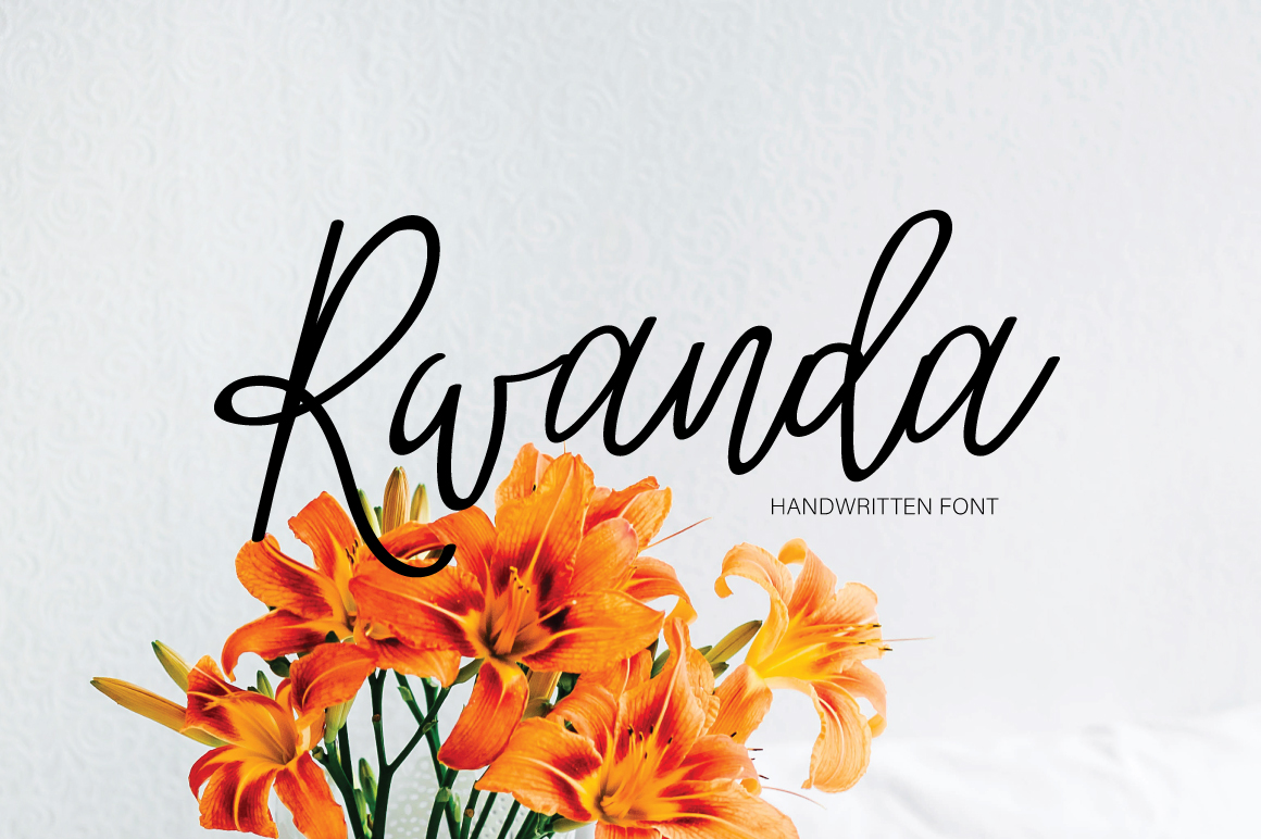 Rwanda Font Poster 1