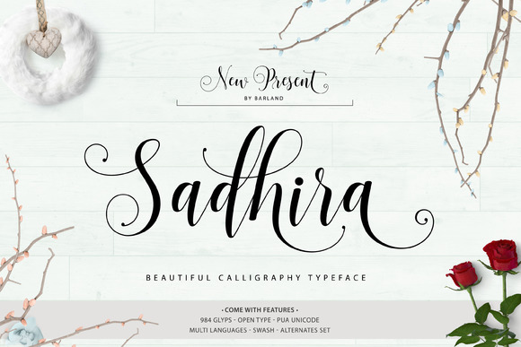 Sadhira Script Font