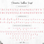 Sadhira Script Font Poster 2