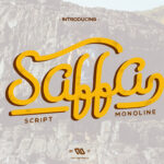 Saffa Font Poster 1